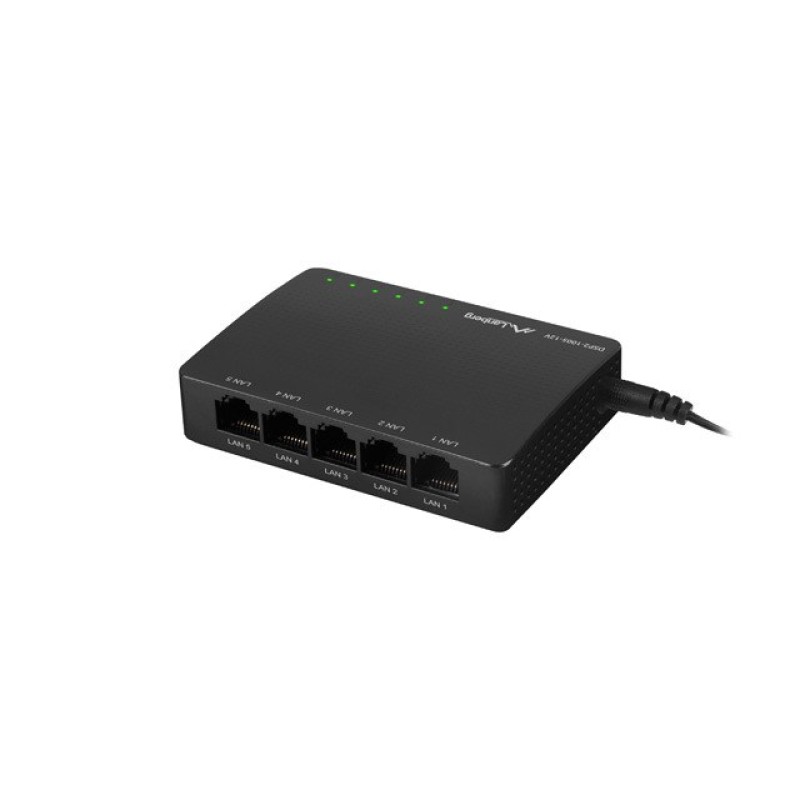 LANBERG SWITCH DSP2-1005-12V (5-PORT, 12V, 1GB/S) LANBERG SWITCH DSP2-1005-12V (5-PORT, 12V, 1GB/S)