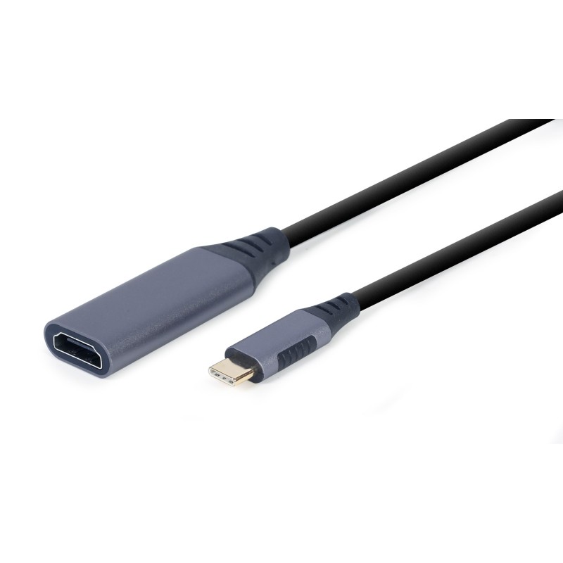 Cablexpert A-USB3C-HDMI-01 video cable adapter 0.15 m USB Type-C Grey Cablexpert A-USB3C-HDMI-01 video cable adapter 0.15 m USB Type-C Grey