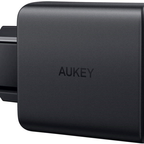 AUKEY PA-D5 GaN mobile device charger Black 2xUSB C Power Delivery 3.0 63W 6A Dynamic Detect AUKEY PA-D5 GaN mobile device charger Black 2xUSB C Power Delivery 3.0 63W 6A Dynamic Detect