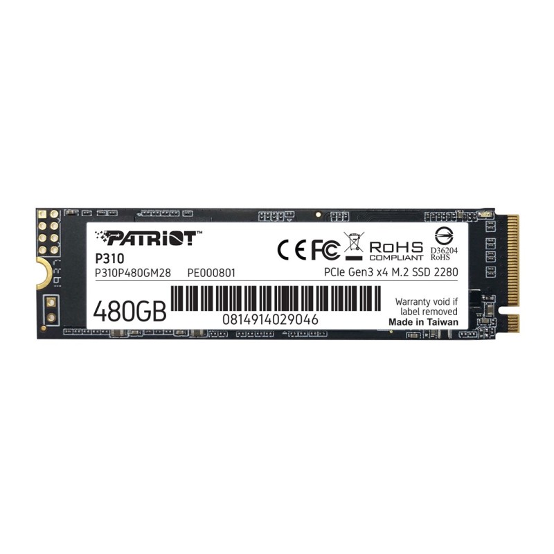 SSD Patriot P310 480GB M.2 2280 PCIE NVME 4 X4 TLC