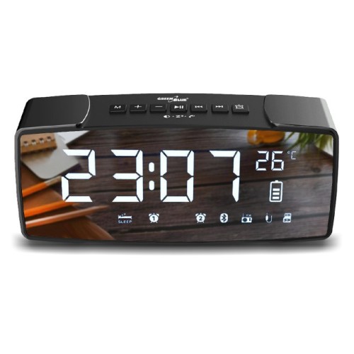 Greenblue 62917 Clock Digital Black, Grey