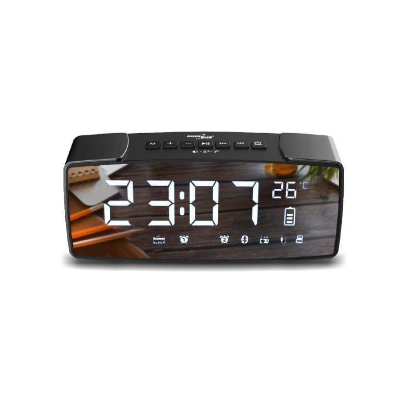 Greenblue 62917 Clock Digital Black, Grey Greenblue 62917 Clock Digital Black, Grey