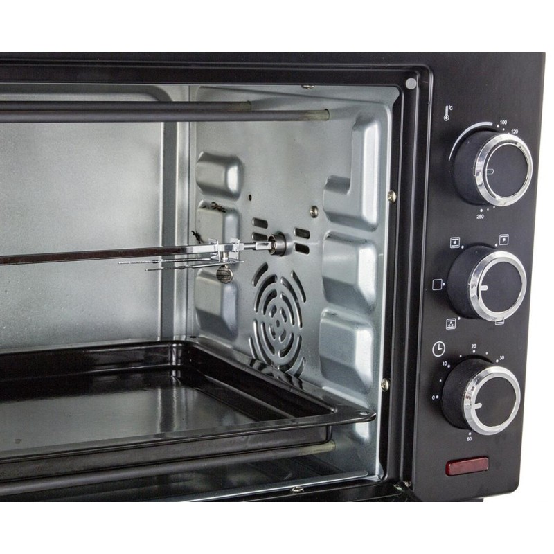 Esperanza EKO006 Mini oven with convection and spit 25 l 1600W Black Esperanza EKO006 Mini oven with convection and spit 25 l 1600W Black