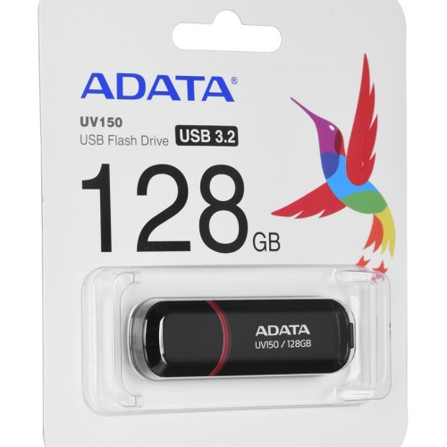 ADATA AUV150-128G-RBK USB flash drive 128 GB USB Type-A 3.2 Gen 1 (3.1 Gen 1) Black