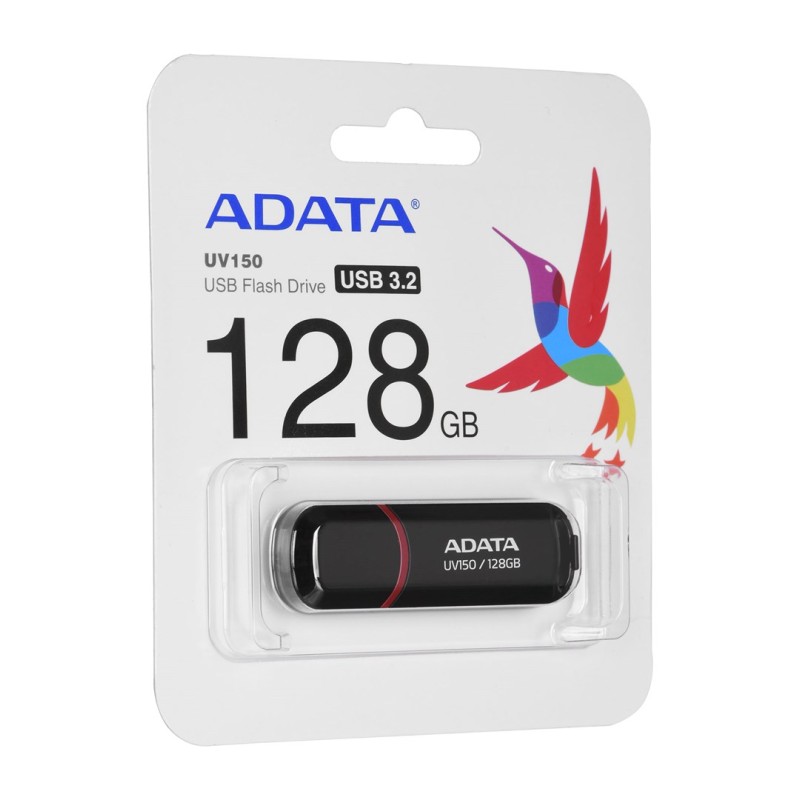 ADATA AUV150-128G-RBK USB flash drive 128 GB USB Type-A 3.2 Gen 1 (3.1 Gen 1) Black