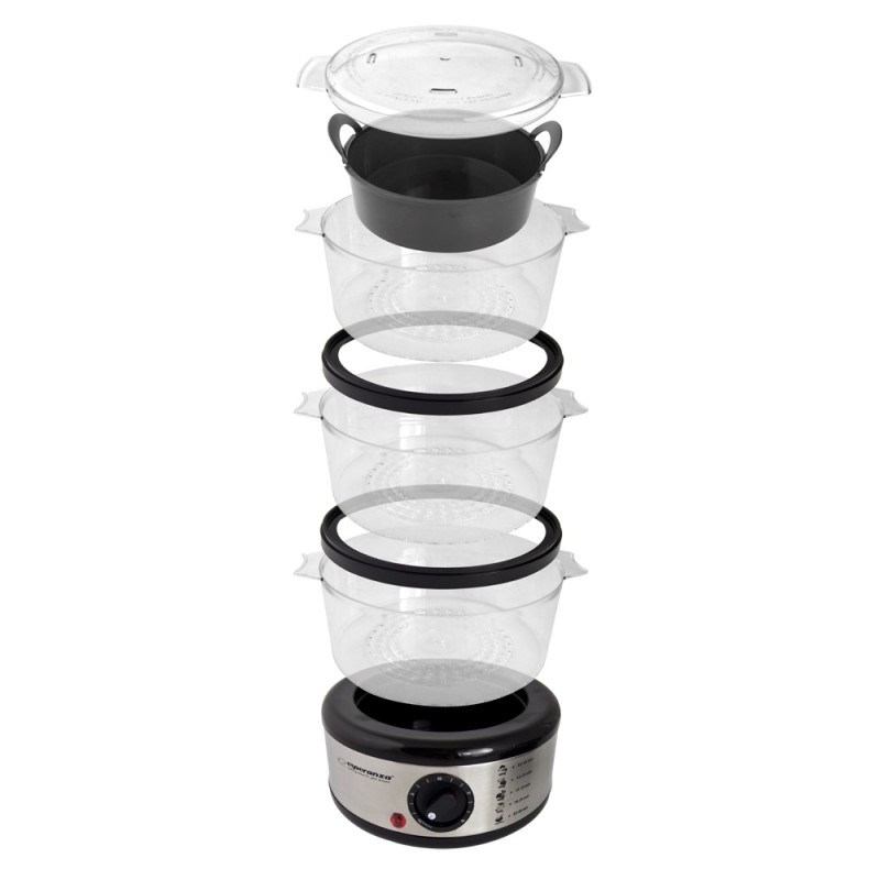 Esperanza EKG009 Steam cooker 3 stainless steel basket (s) 400 W 7.5L Esperanza EKG009 Steam cooker 3 stainless steel basket (s) 400 W 7.5L