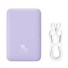 Baseus P10059001513-00 Lithium polymer (LiPo) power bank 10000 mAh Wireless charging Purple Baseus P10059001513-00 Lithium polymer (LiPo) power bank 10000 mAh Wireless charging Purple