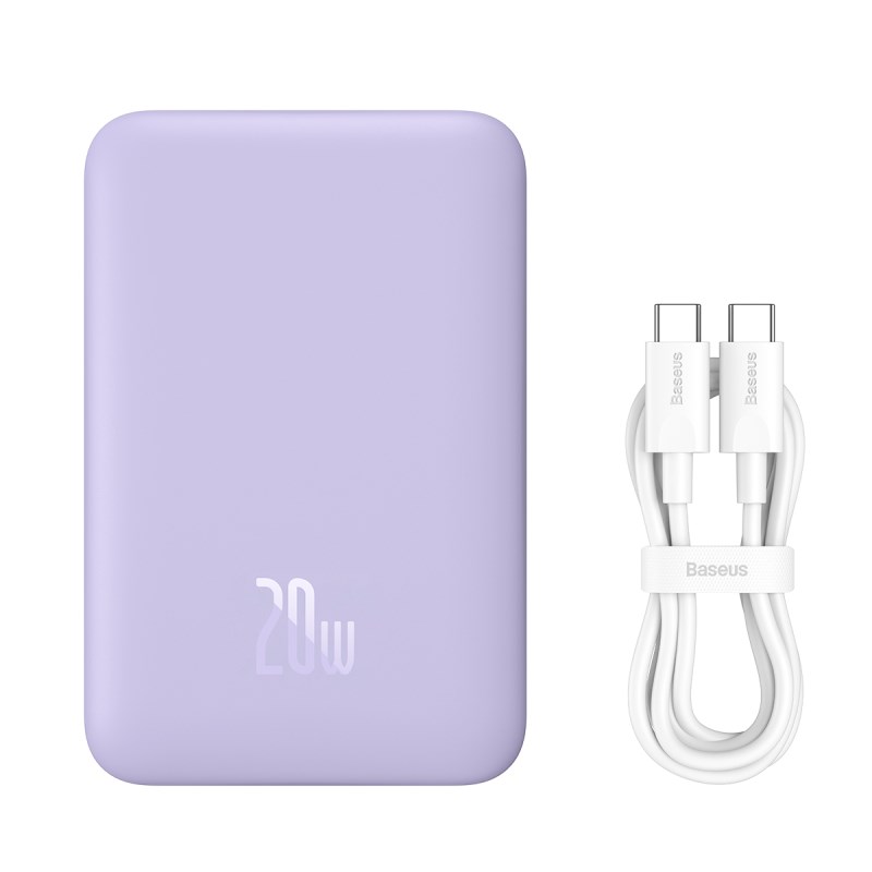 Baseus P10059001513-00 Lithium polymer (LiPo) power bank 10000 mAh Wireless charging Purple Baseus P10059001513-00 Lithium polymer (LiPo) power bank 10000 mAh Wireless charging Purple