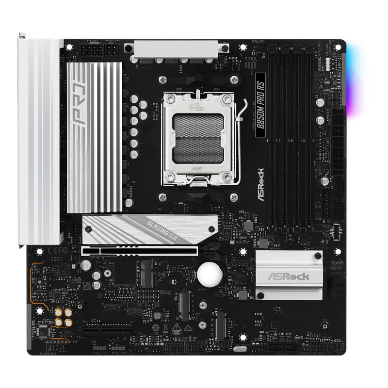 Asrock B850M Pro RS AMD B850 Socket AM5 micro ATX Asrock B850M Pro RS AMD B850 Socket AM5 micro ATX
