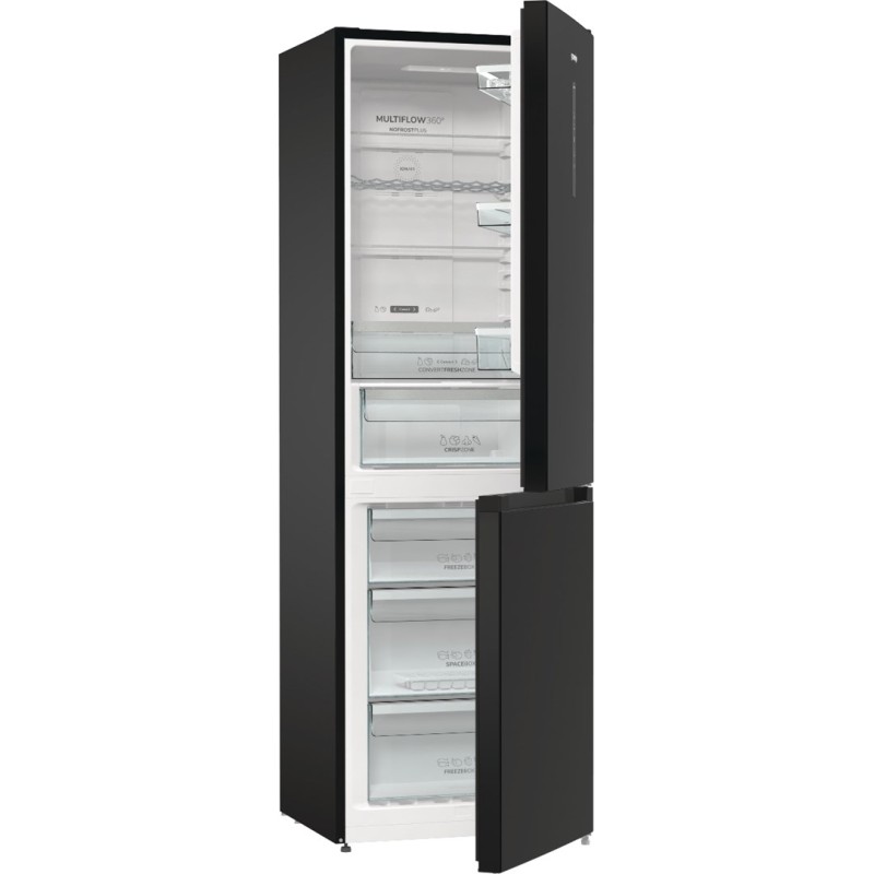 Gorenje NRK6192ABK4 fridge-freezer Freestanding 302 L E Black Gorenje NRK6192ABK4 fridge-freezer Freestanding 302 L E Black