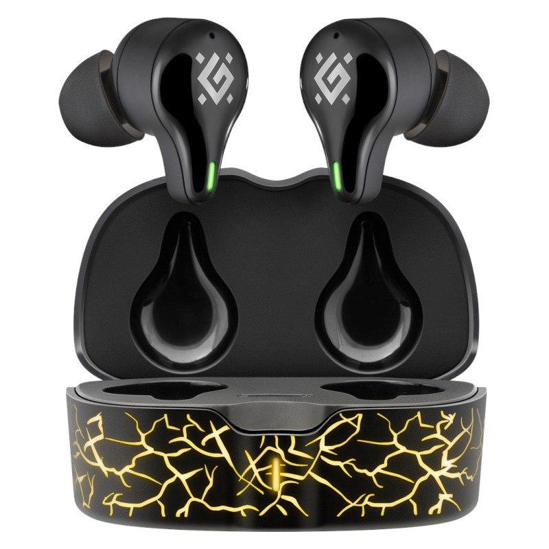 HEADPHONES DEFENDER BLUETOOTH CYBERDOTS 250 GAMING BLACK HEADPHONES DEFENDER BLUETOOTH CYBERDOTS 250 GAMING BLACK