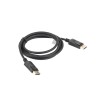 Lanberg CA-DPDP-10CC-0018-BK DisplayPort cable 1.8 m Black Lanberg CA-DPDP-10CC-0018-BK DisplayPort cable 1.8 m Black