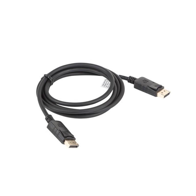 Lanberg CA-DPDP-10CC-0018-BK DisplayPort cable 1.8 m Black Lanberg CA-DPDP-10CC-0018-BK DisplayPort cable 1.8 m Black