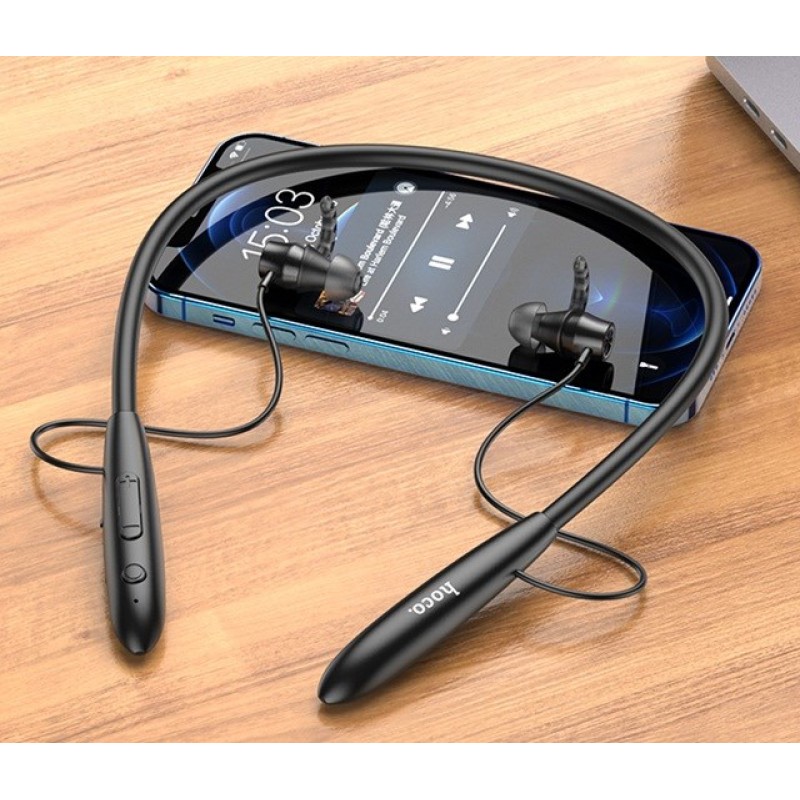 Hoco ES61 Manner Sports Headset Wireless In-Ear Calls/Music Bluetooth Black Hoco ES61 Manner Sports Headset Wireless In-Ear Calls/Music Bluetooth Black