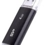 SILICON POWER Ultima U02 Pendrive USB flash drive 4 GB USB 2.0 (SP004GBUF2U02V1K) Black