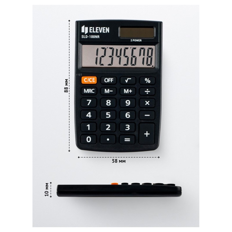 Eleven SLD-100NR pocket calculator Eleven SLD-100NR pocket calculator