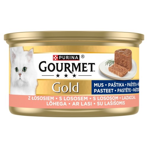 PURINA Gourmet Gold Mousse with salmon - wet cat food - 85g