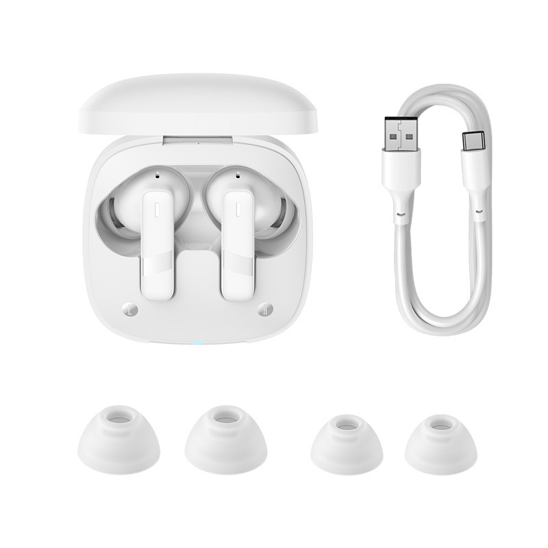 Baseus Bowie E20 Headset Wireless In-ear Calls/Music Bluetooth White Baseus Bowie E20 Headset Wireless In-ear Calls/Music Bluetooth White