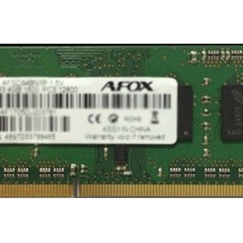 AFOX SO-DIMM DDR4 16G memory module 2400 MHz AFOX SO-DIMM DDR4 16G memory module 2400 MHz