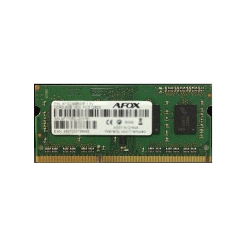 AFOX SO-DIMM DDR4 16G memory module 2400 MHz AFOX SO-DIMM DDR4 16G memory module 2400 MHz