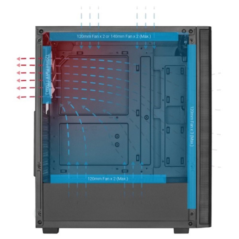 PC Case Aerocool PGS Designer-G-BK-V1 PC Case Aerocool PGS Designer-G-BK-V1