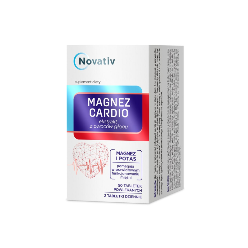 Novativ Magnesium Cardio 50 film-coated tablets Novativ Magnesium Cardio 50 film-coated tablets