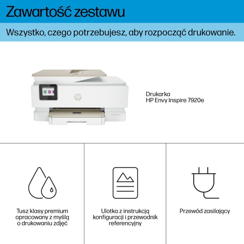 HP ENVY Inspire 7920e All-in-One Printer Thermal inkjet A4 4800 x 1200 DPI 15 ppm Wi-Fi HP ENVY Inspire 7920e All-in-One Printer Thermal inkjet A4 4800 x 1200 DPI 15 ppm Wi-Fi