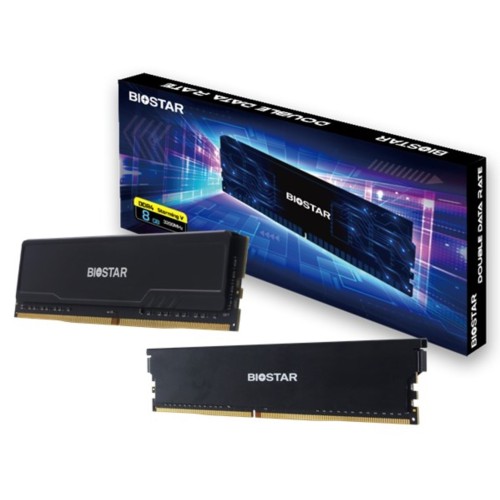 Biostar DDR4 Storming V memory module 8 GB 1 x 8 GB 3200 MHz (DX32NU4H08) Biostar DDR4 Storming V memory module 8 GB 1 x 8 GB 3200 MHz (DX32NU4H08)