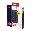 Trust 22221 numeric keypad Laptop/PC USB Black