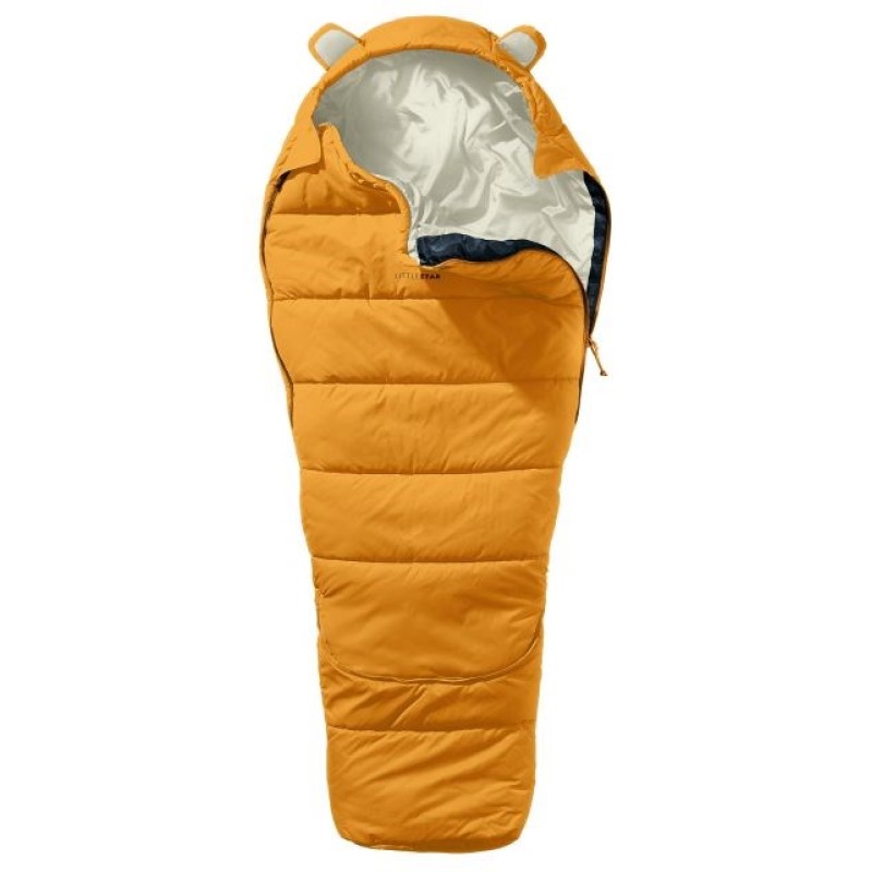 Deuter Little Star children's sleeping bag (95–130 cm) – amber/bone