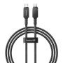 Baseus Unbreakable USB C to USB C cable 1 m Black