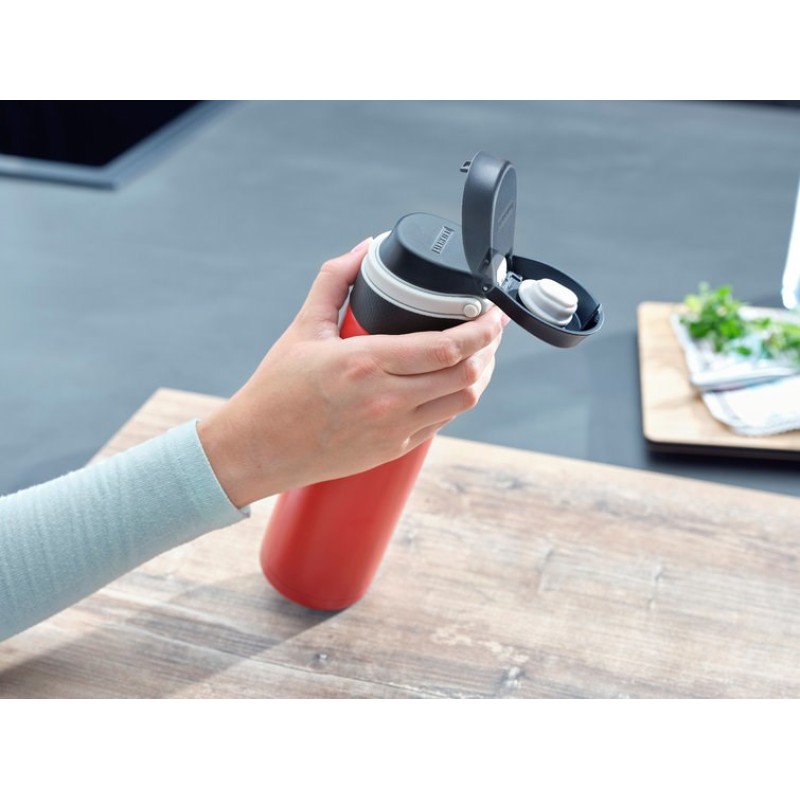 Leifheit 03273 travel mug 600 ml Black, Red Stainless steel Leifheit 03273 travel mug 600 ml Black, Red Stainless steel