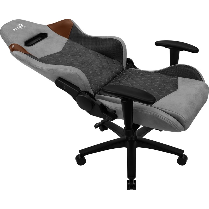Aerocool DUKE AeroSuede Universal gaming chair Black, Brown, Grey Aerocool DUKE AeroSuede Universal gaming chair Black, Brown, Grey