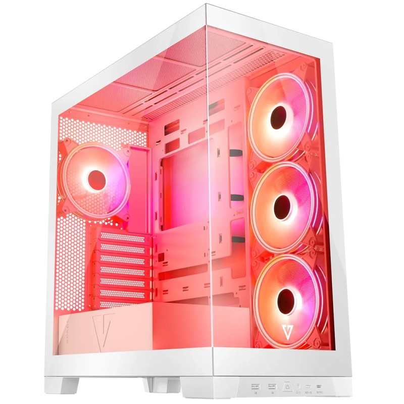 MODECOM Volcano SPACE APEX ARGB MIDI USB 3.0 X 2 CYPE-C white MODECOM Volcano SPACE APEX ARGB MIDI USB 3.0 X 2 CYPE-C white