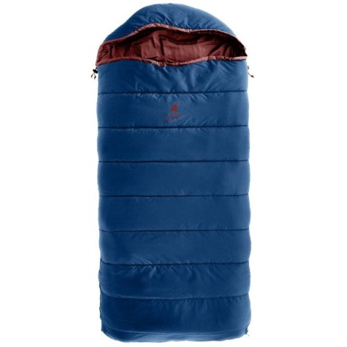 Deuter children's sleeping bag Starlight SQ (130-170 cm) - nightblue/redwood