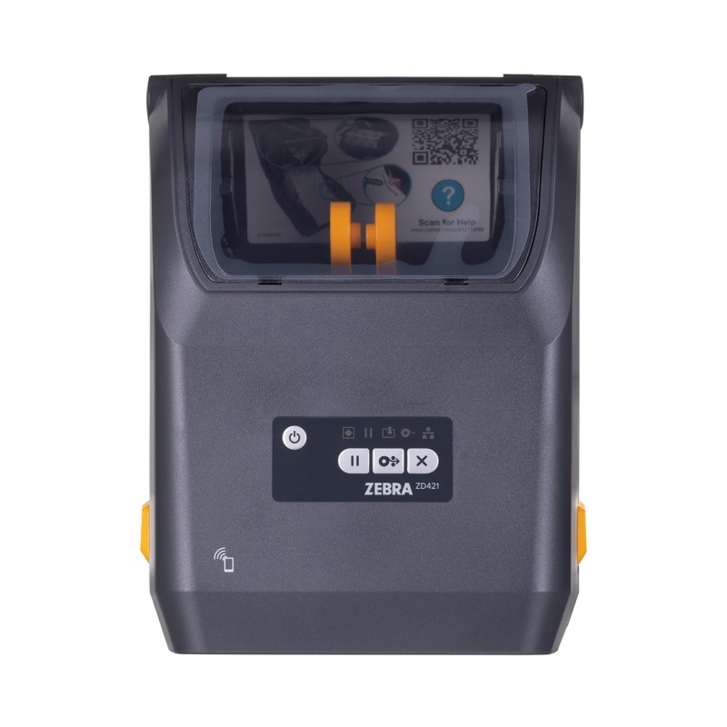 Zebra ZD421T label printer Thermal transfer 300 x 300 DPI 102 mm/sec Wired & Wireless Ethernet LAN Bluetooth Zebra ZD421T label printer Thermal transfer 300 x 300 DPI 102 mm/sec Wired & Wireless Ethernet LAN Bluetooth