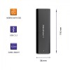 Qoltec 50311 storage drive enclosure SSD enclosure Black M.2 Qoltec 50311 storage drive enclosure SSD enclosure Black M.2