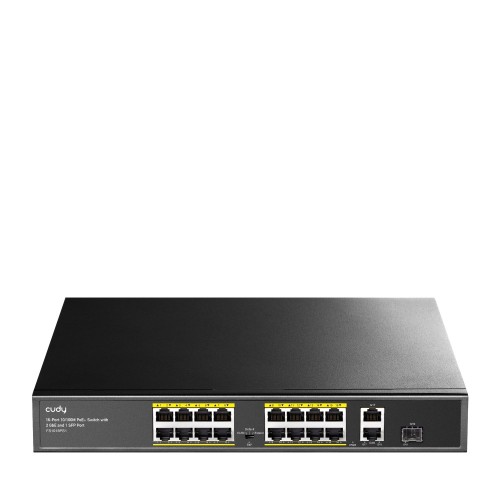 Cudy FS1018PS1 network switch Fast Ethernet (10/100) Power over Ethernet (PoE) Grey Cudy FS1018PS1 network switch Fast Ethernet (10/100) Power over Ethernet (PoE) Grey