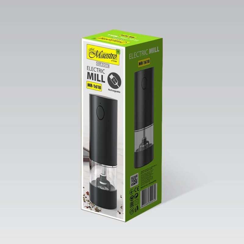 Electric mill MAESTRO MR-1618 Black Electric mill MAESTRO MR-1618 Black