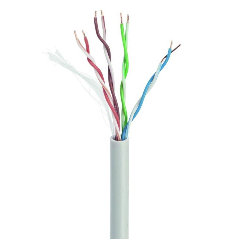 Gembird CAT5e UTP LAN cable (CCA), solid, 100m, grey Gembird CAT5e UTP LAN cable (CCA), solid, 100m, grey