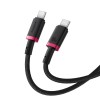 Baseus Dura Type C to Type C 100 W fast charging cable 1 m Black, Red Baseus Dura Type C to Type C 100 W fast charging cable 1 m Black, Red
