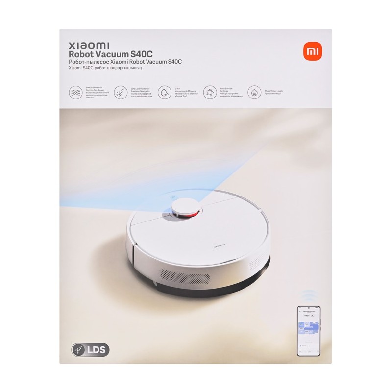 Xiaomi Robot Vacuum S40C 0.52 L Bagless White