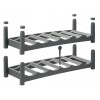 Rotho VARIO Tabletop wine rack 6 bottle(s) Grey Rotho VARIO Tabletop wine rack 6 bottle(s) Grey
