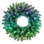 Twinkly pre-lit wreath 50 RGB LED Green wire Plug type C
