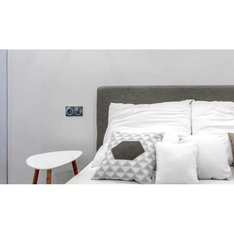 Fibaro Walli smart electrical socket FGWOE-011-8 Wallli Outlet Anthracite Fibaro Walli smart electrical socket FGWOE-011-8 Wallli Outlet Anthracite