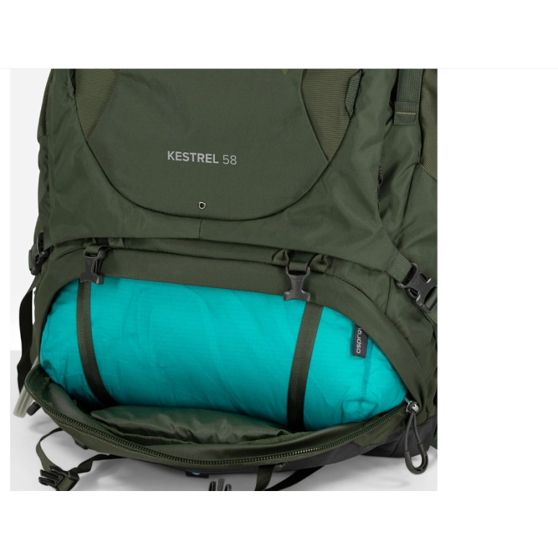 Trekking Backpack Osprey Kestrel 58 Black L/XL Trekking Backpack Osprey Kestrel 58 Black L/XL