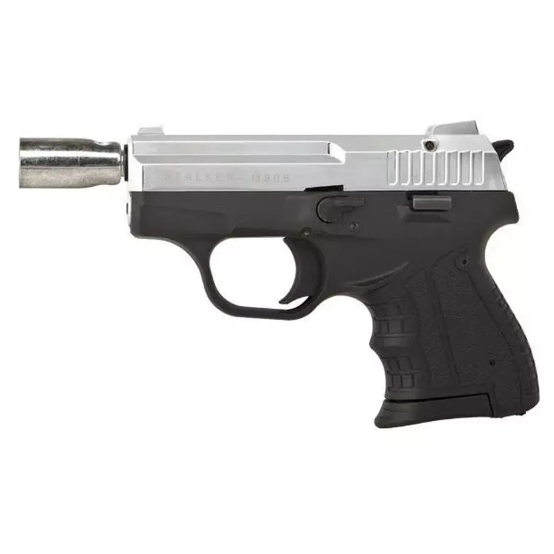 STALKER M906 BAS alarm signal pistol, calibre .22 Long Blank (6 mm), chrome flash STALKER M906 BAS alarm signal pistol, calibre .22 Long Blank (6 mm), chrome flash