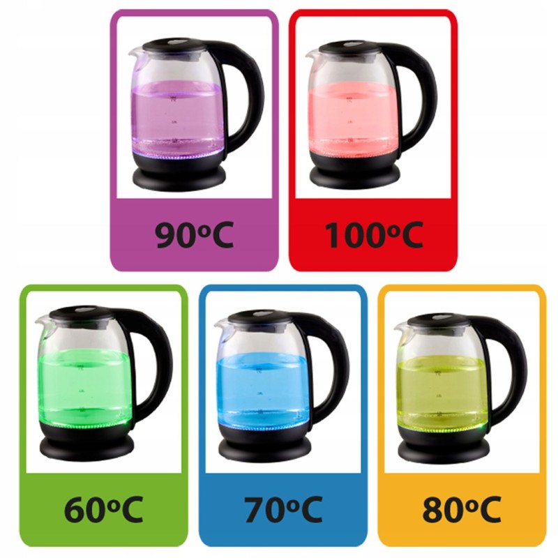 Esperanza EKK027 electric kettle 1.7 L Black,Transparent 2200 W Esperanza EKK027 electric kettle 1.7 L Black,Transparent 2200 W
