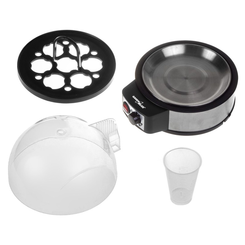 GreenBlue automatic egg cooker, 400W power, up to 7 eggs, measuring cup, 220-240V~, 50 Hz, GB573 GreenBlue automatic egg cooker, 400W power, up to 7 eggs, measuring cup, 220-240V~, 50 Hz, GB573