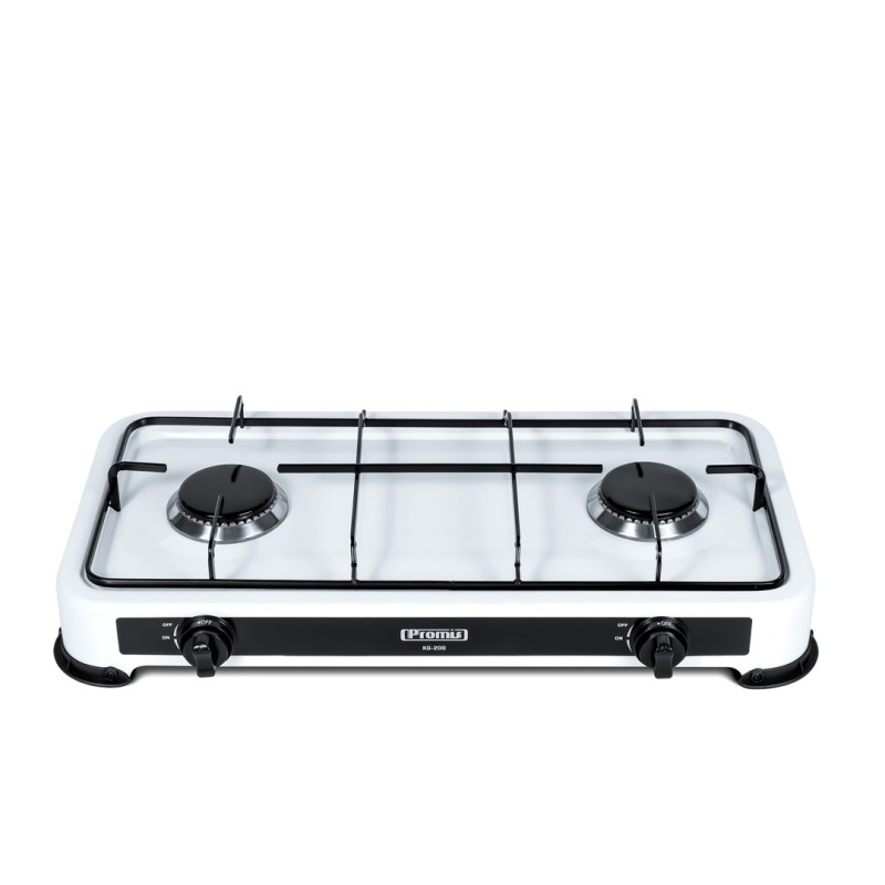 Gas cooker PROMIS KG200 WHITE WITHOUT REDUCER Gas cooker PROMIS KG200 WHITE WITHOUT REDUCER